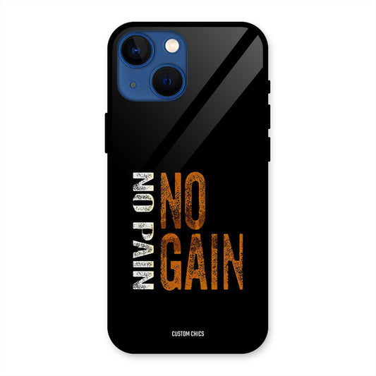 No Pain iPhone 13 Mini Mobile Back Cover - Typography PrintShield Case