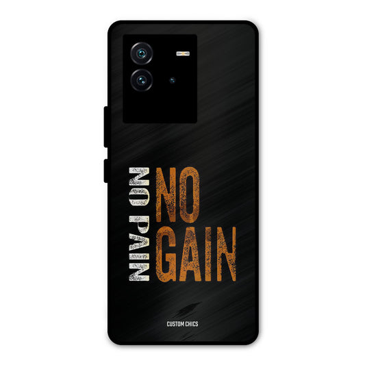 No Pain iQOO Neo 6 5G Mobile Back Cover - Typography PrintShield Case