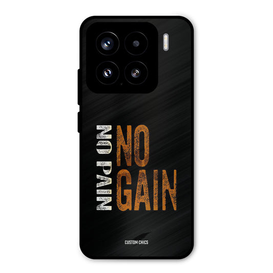 No Pain Xiaomi 15 5G Mobile Back Cover - Typography PrintShield Case