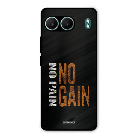 No Pain OnePlus Nord 4 Mobile Back Cover - Typography PrintShield Case