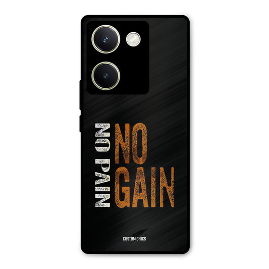 No Pain Vivo Y200 Pro Mobile Back Cover - Typography PrintShield Case