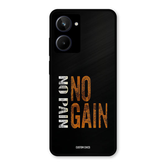 No Pain Realme 10 Mobile Back Cover - Typography PrintShield Case