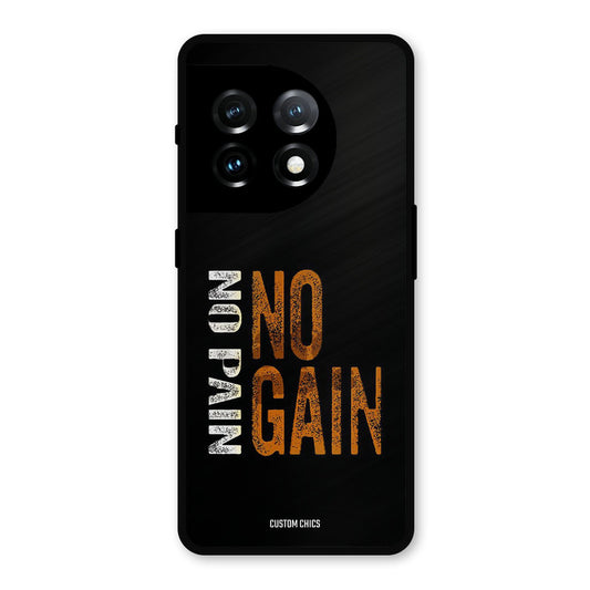 No Pain OnePlus 11 Mobile Back Cover - Typography PrintShield Case