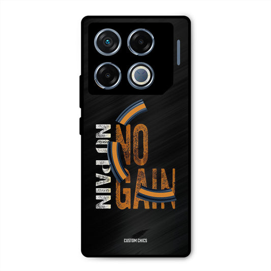 No Pain Infinix GT 20 Pro Mobile Back Cover - Typography PrintShield Case