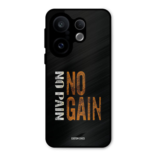 No Pain Vivo X200 FE Mobile Back Cover - Typography PrintShield Case