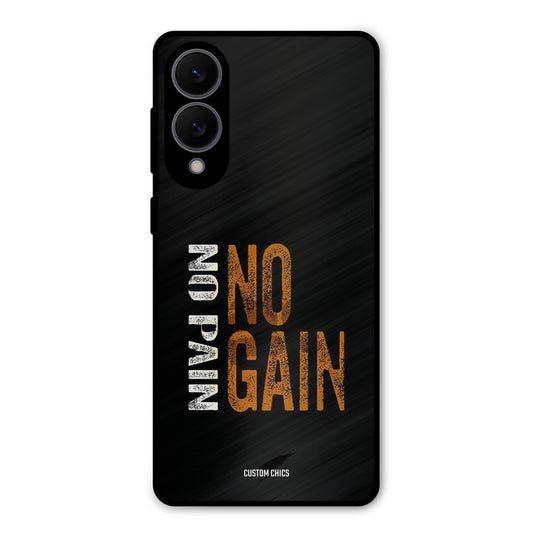 No Pain Samsung Galaxy S25 Edge Mobile Back Cover - Typography PrintShield Case