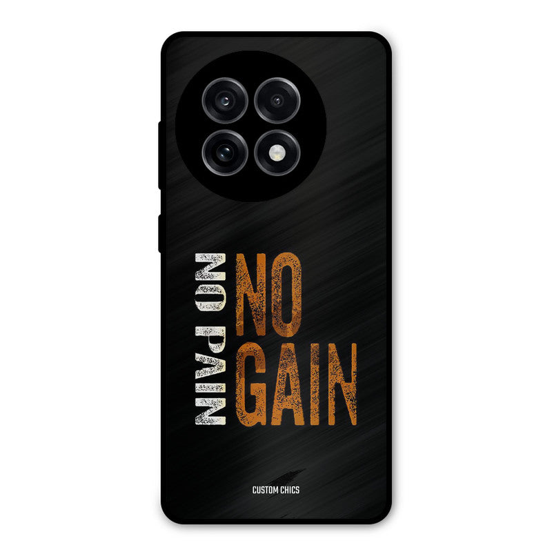 No Pain OnePlus 13R Mobile Back Cover - Typography PrintShield Case