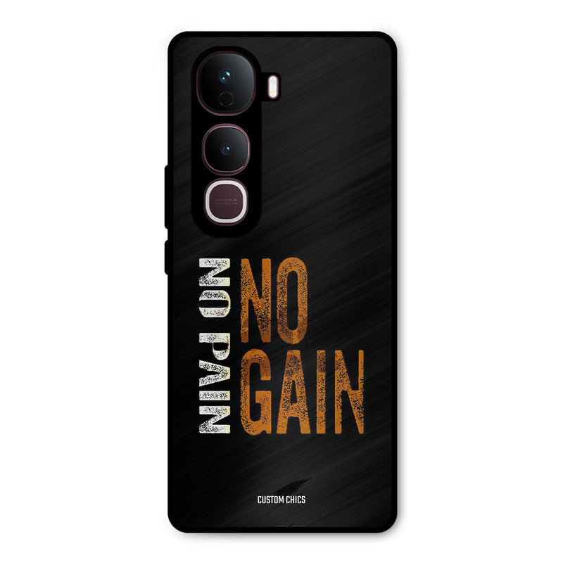 No Pain Vivo Y400 Pro Mobile Back Cover - Typography PrintShield Case