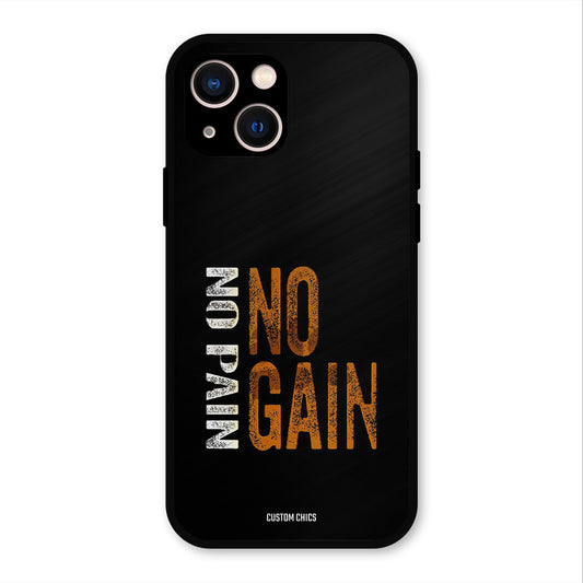 No Pain iPhone 13 Mobile Back Cover - Typography PrintShield Case