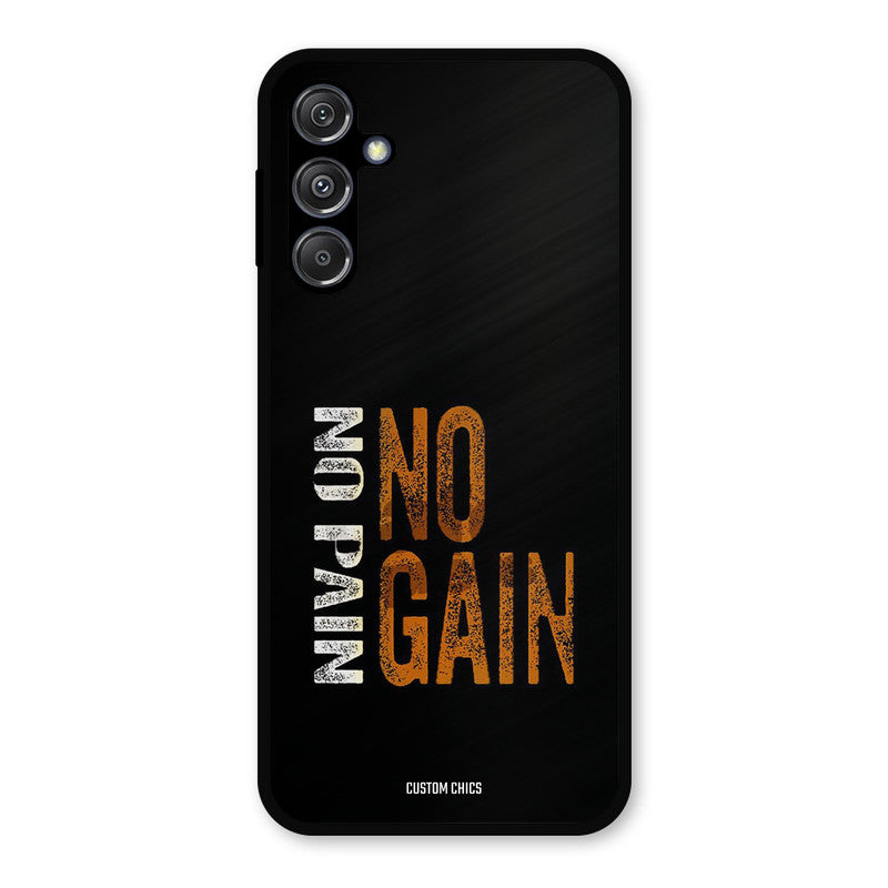 No Pain Samsung Galaxy M34 5G Mobile Back Cover - Typography PrintShield Case