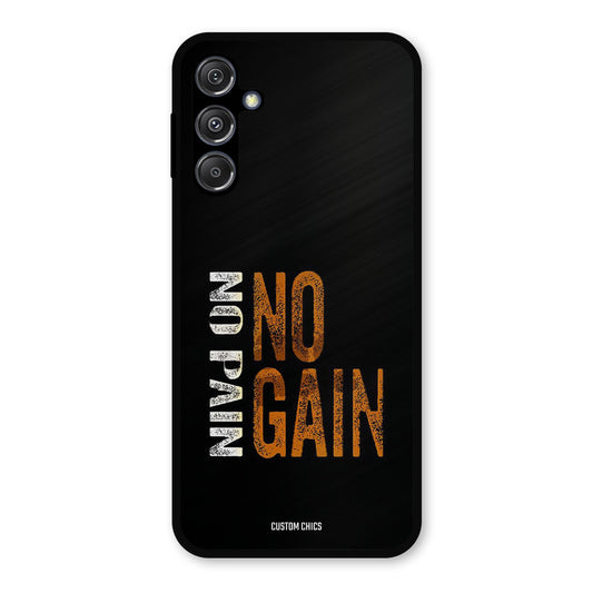 No Pain Samsung Galaxy M34 5G Mobile Back Cover - Typography PrintShield Case