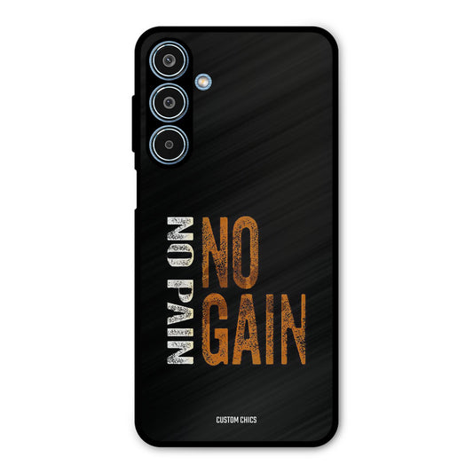 No Pain Samsung Galaxy M35 5G Mobile Back Cover - Typography PrintShield Case