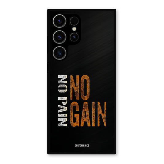 No Pain Samsung Galaxy S23 Ultra Mobile Back Cover - Typography PrintShield Case