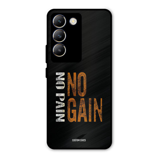 No Pain Vivo Y200e Mobile Back Cover - Typography PrintShield Case