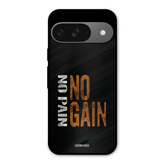 No Pain Google Pixel 9 Mobile Back Cover - Typography PrintShield Case