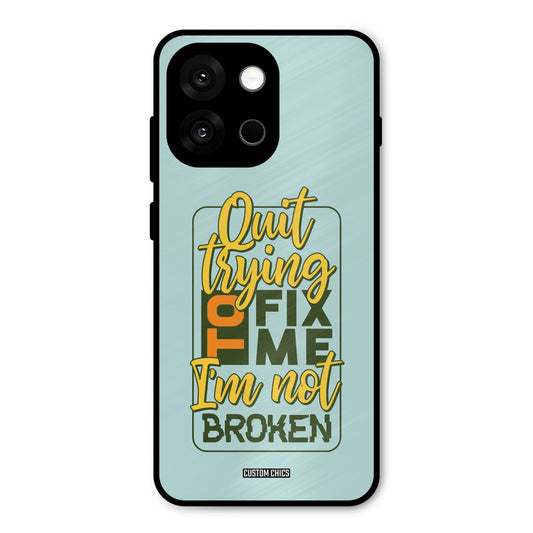 Not Broken Oneplus 13s Mobile Back Cover - Typography PrintShield Case