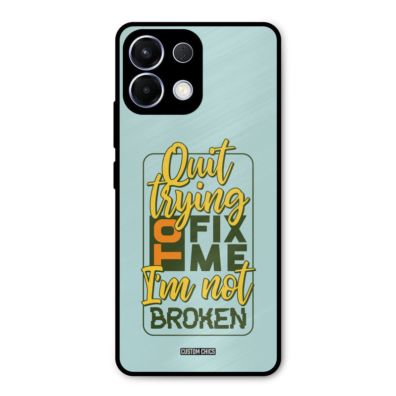 Not Broken Oppo K13 5G Mobile Back Cover - Typography PrintShield Case