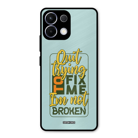 Not Broken Oppo K13 5G Mobile Back Cover - Typography PrintShield Case