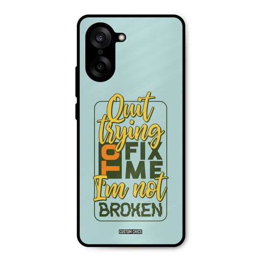 Not Broken Oneplus Nord CE5 Mobile Back Cover - Typography PrintShield Case