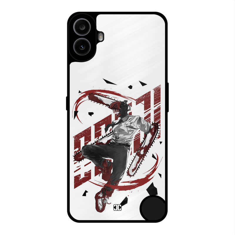 Chainsawman Typo Nothing CMF Phone 1 Mobile Back Cover - Anime PrintShield Case
