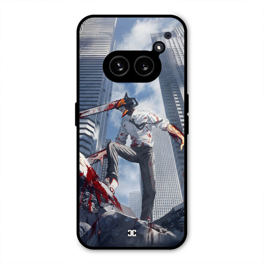 Denji Fighting Nothing Phone 2a Mobile Back Cover - Anime PrintShield Case