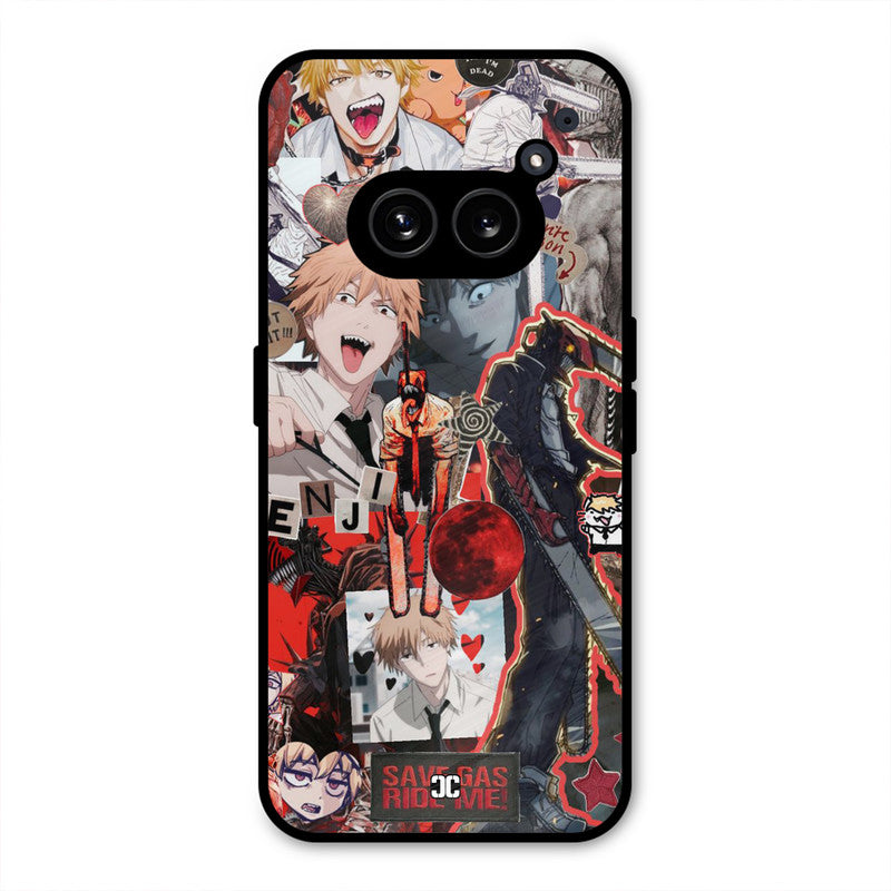 Denji Thoughts Nothing Phone 2a Mobile Back Cover - Anime PrintShield Case