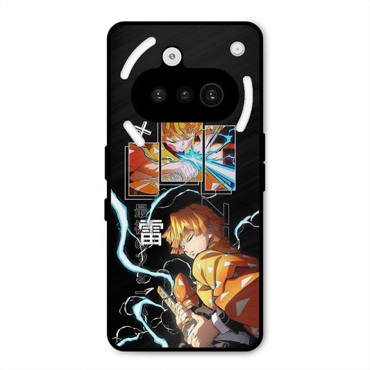 Aggressive Zenitsu Nothing Phone 3A Mobile Back Cover - Anime PrintShield Case
