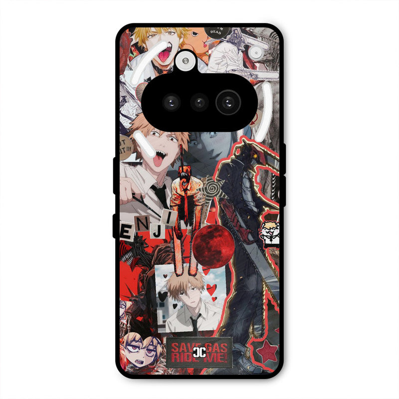 Denji Thoughts Nothing Phone 3A Mobile Back Cover - Anime PrintShield Case