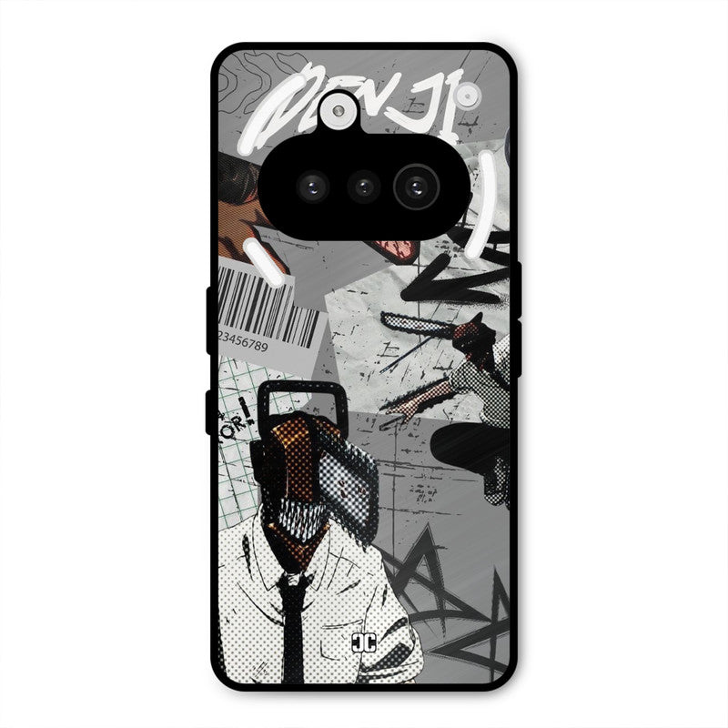 Denji Rage Nothing Phone 3A Mobile Back Cover - Anime PrintShield Case