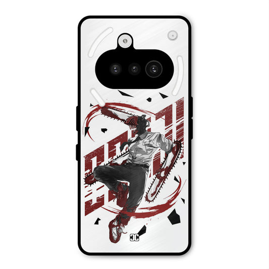 Chainsawman Typo Nothing Phone 3A Mobile Back Cover - Anime PrintShield Case