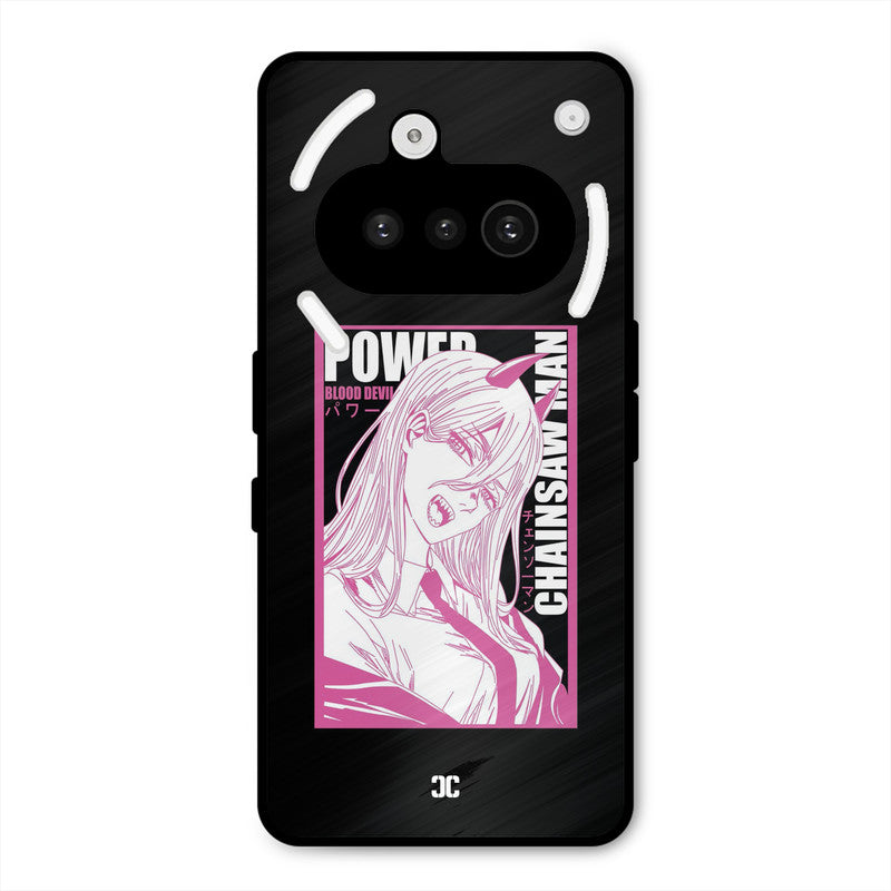 Blood Devil Power Nothing Phone 3A Mobile Back Cover - Anime PrintShield Case