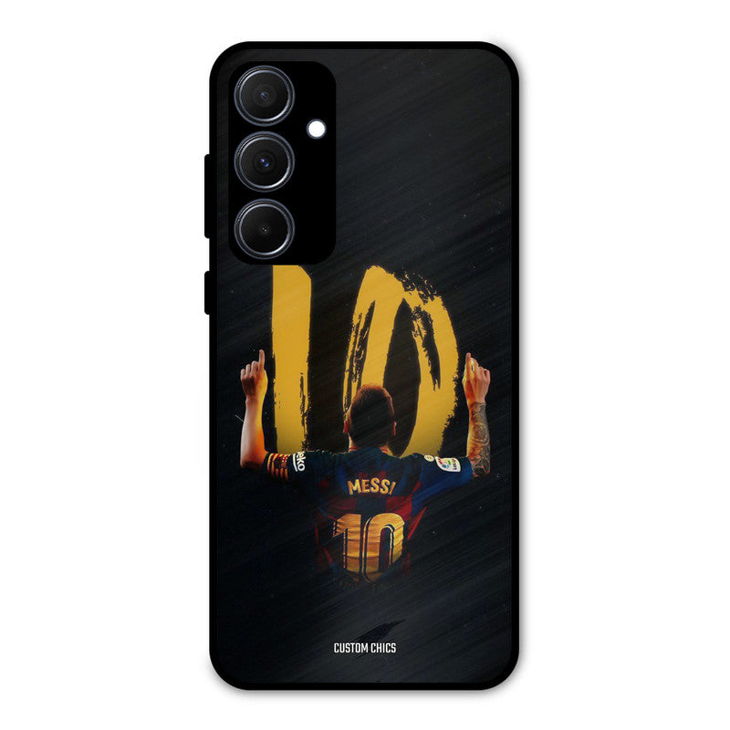 Number Ten Messi Samsung Galaxy A35 5G Mobile Back Cover - Sports PrintShield Case