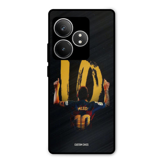 Number Ten Messi Realme GT 6T Mobile Back Cover - Sports PrintShield Case