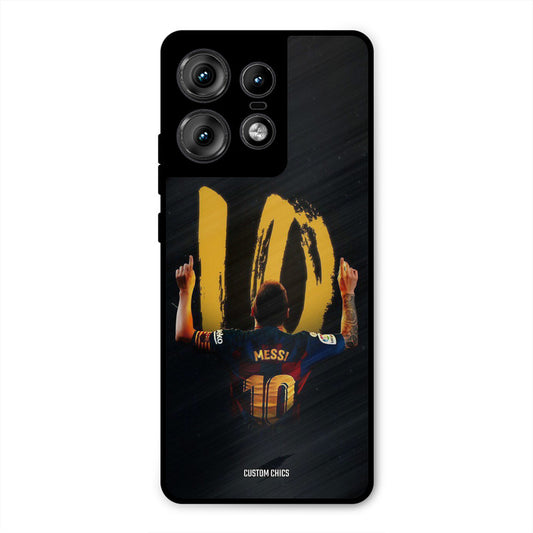 Number Ten Messi Motorola Edge 50 Pro Mobile Back Cover - Sports PrintShield Case