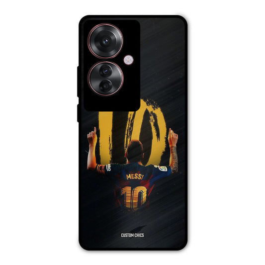 Number Ten Messi Oppo F25 Pro Mobile Back Cover - Sports PrintShield Case