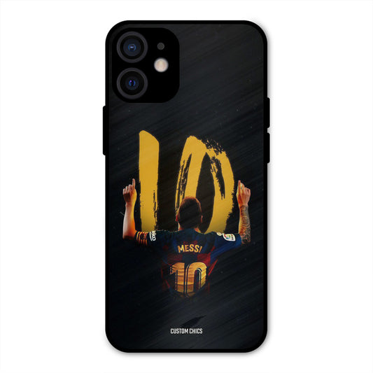 Number Ten Messi iPhone 12 Mini Mobile Back Cover - Sports PrintShield Case