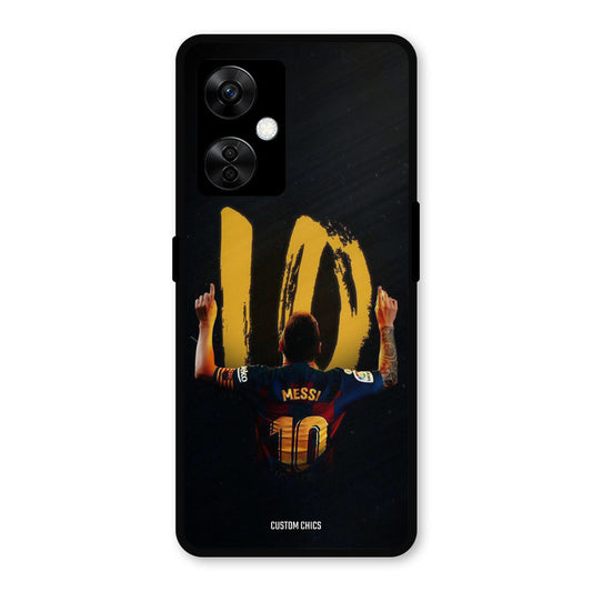 Number Ten Messi OnePlus Nord CE 3 Lite Mobile Back Cover - Sports PrintShield Case