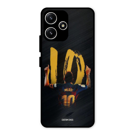 Number Ten Messi Redmi 12 5G Mobile Back Cover - Sports PrintShield Case