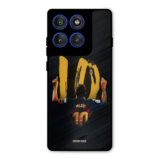 Number Ten Messi Motorola Edge 60 Pro Mobile Back Cover - Sports PrintShield Case