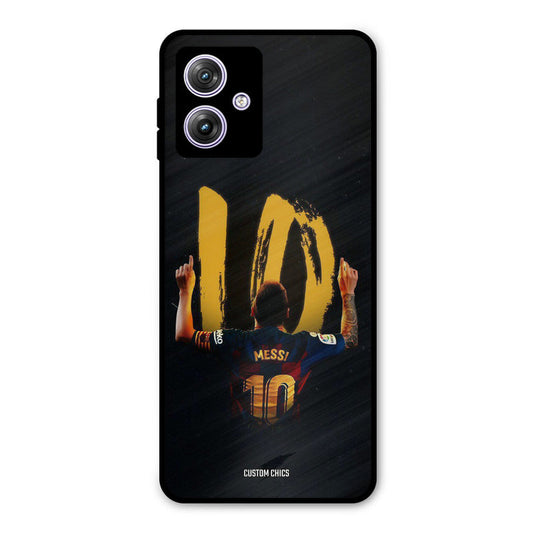Number Ten Messi Moto G54 Mobile Back Cover - Sports PrintShield Case