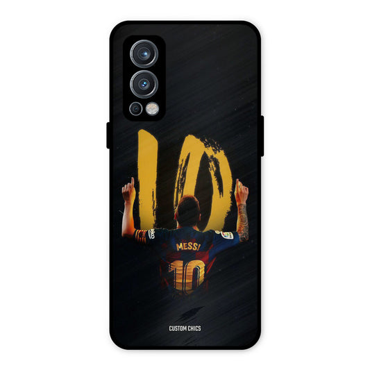Number Ten Messi OnePlus Nord 2 5G Mobile Back Cover - Sports PrintShield Case