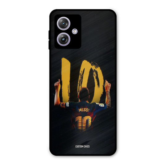Number Ten Messi Motorola G64 5G Mobile Back Cover - Sports PrintShield Case