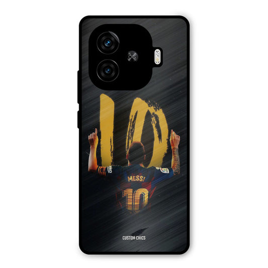 Number Ten Messi iQoo Z9 Turbo Mobile Back Cover - Sports PrintShield Case