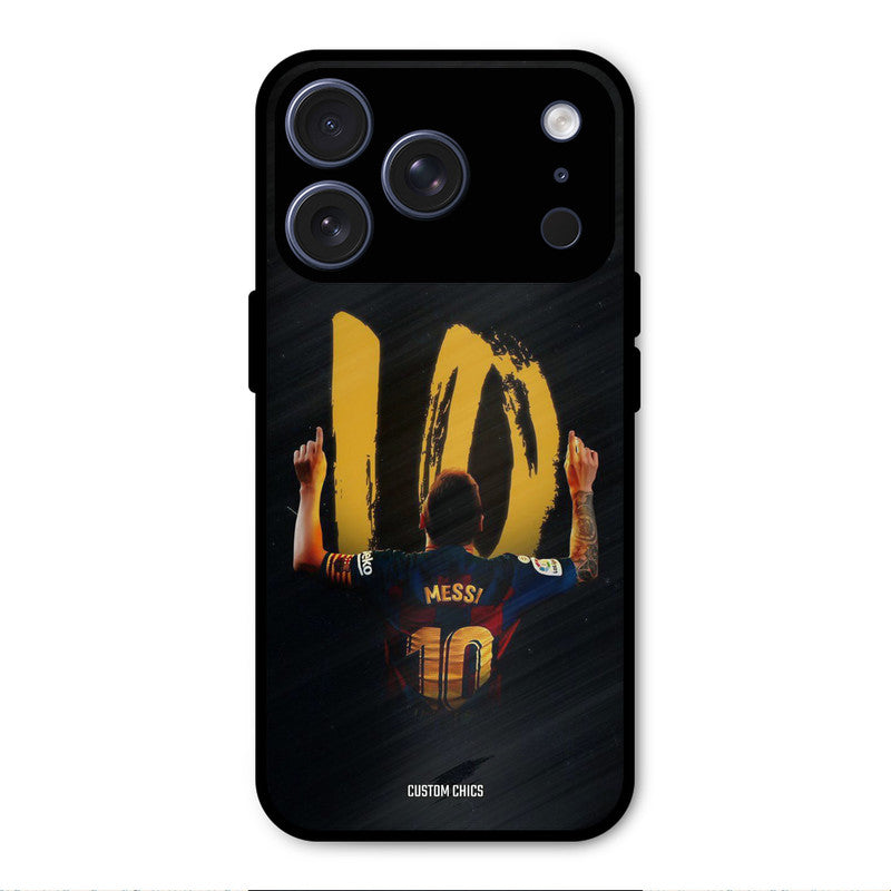 Number Ten Messi iPhone 17 Pro Max Mobile Back Cover - Sports PrintShield Case