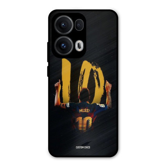 Number Ten Messi Oppo Reno 13 Pro 5G Mobile Back Cover - Sports PrintShield Case