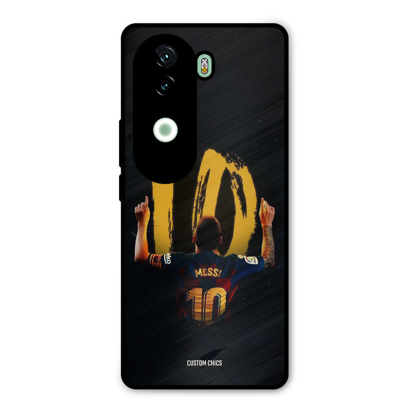 Number Ten Messi Vivo V40e Mobile Back Cover - Sports PrintShield Case