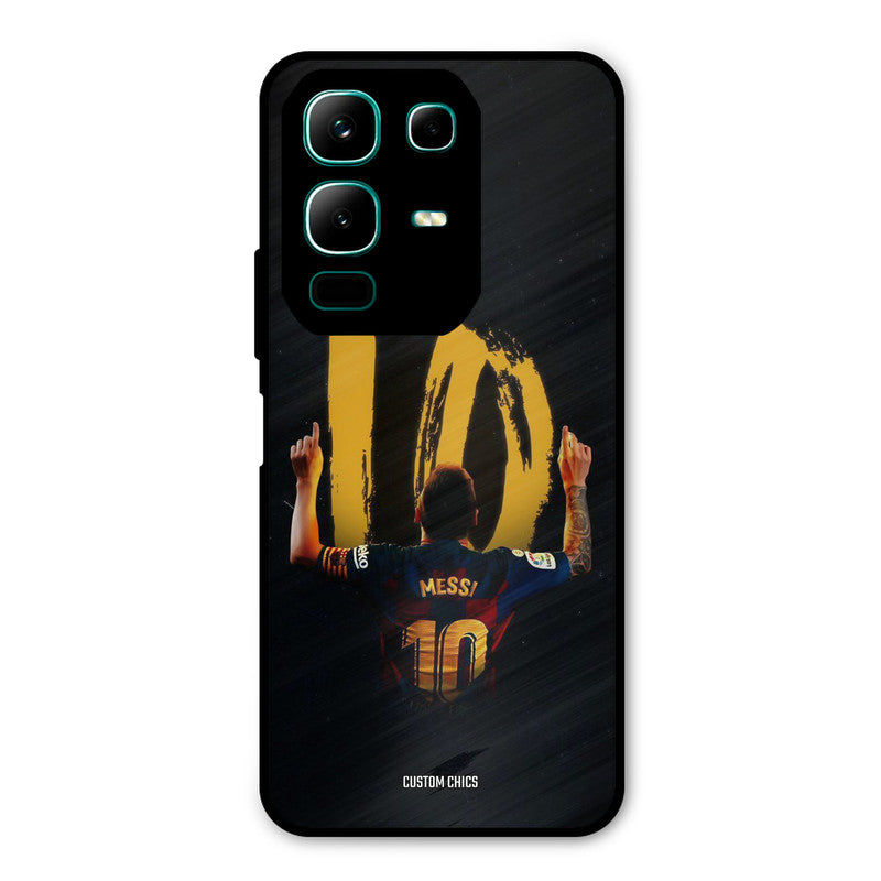 Number Ten Messi Infinix Note 50x Mobile Back Cover - Sports PrintShield Case