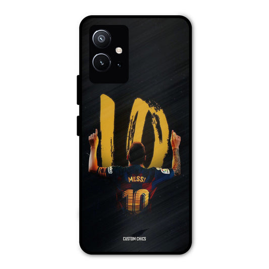 Number Ten Messi Vivo Y75 5G Mobile Back Cover - Sports PrintShield Case