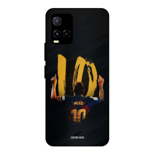Number Ten Messi Vivo Y33s Mobile Back Cover - Sports PrintShield Case