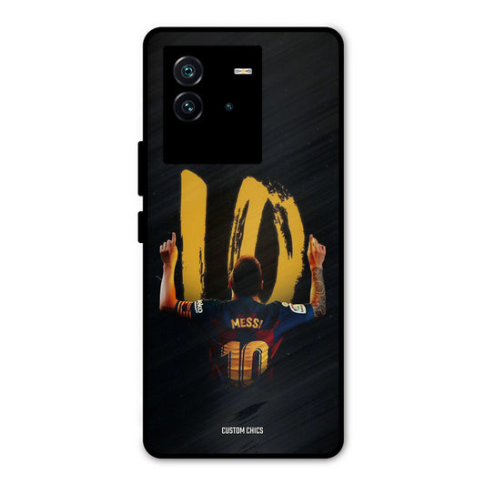 Number Ten Messi iQOO Neo 6 5G Mobile Back Cover - Sports PrintShield Case